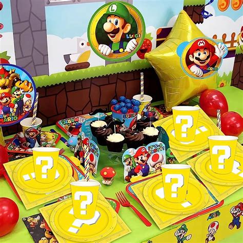 Super Mario Party Theme Party Supplies And Ideas! Mario, 54% OFF