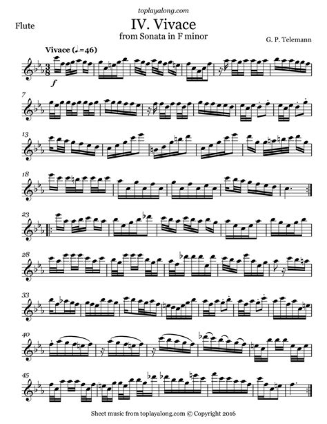 Sonata in F minor (IV. Vivace) – toplayalong.com