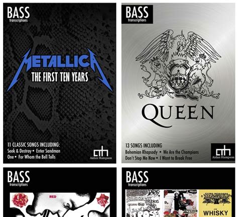 Bass Transcriptions - PlayBassLines.com: The 4 New Bass Books for this ...