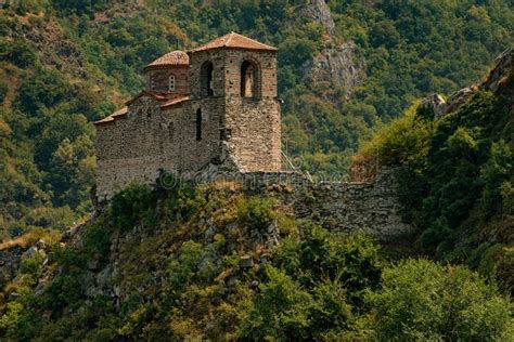 Asenova Fortress, Asenovgrad Town, Bulgaria Stock Photo - Image of ...