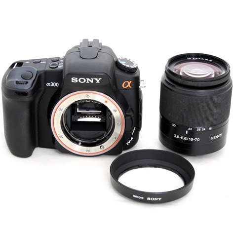 [USED] Sony Alpha DSLR-A300 SLR Digtial Camera with Sony 18-70mm Lens ...