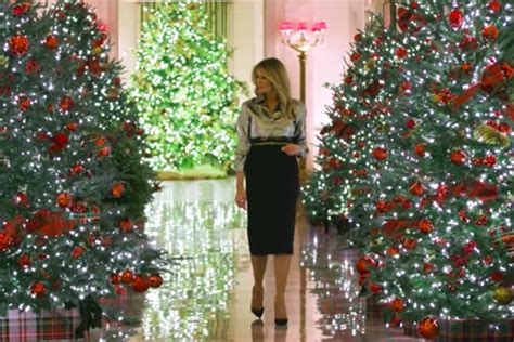 Melania Trump Christmas decorations: Her terrifying White House holiday ...