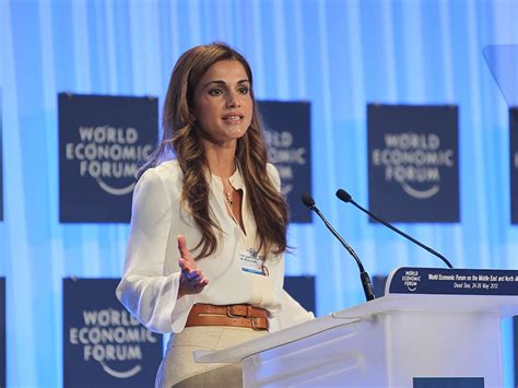 Queen Rania's Speech at World Economic Forum Dead Sea 2013 | Queen Rania