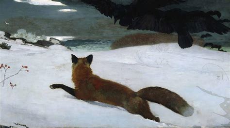 The Fox Hunt Painting by Winslow Homer