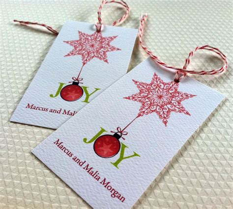 Personalized Christmas Tags Christmas Gift Tags Holiday