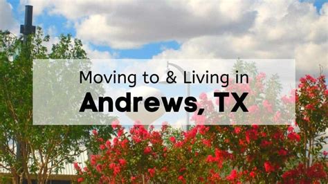 Top Moving to Andrews TX Tips [2024] | Living in Andrews