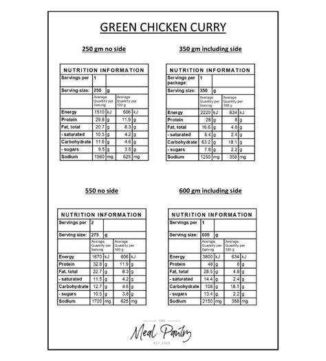Green Chicken Curry - With Rice | Orenda Goodness Store