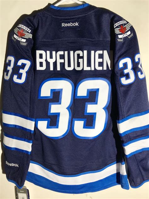 Reebok Women's Premier NHL Jersey Winnipeg Jets Dustin Byfuglien Navy ...