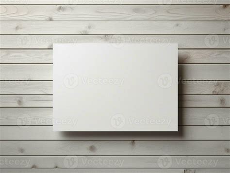 AI Generative white wood texture background blank board vintage design ...