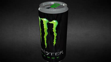 Monster Energy Drink - Download Free 3D model by Sammael (@.Sammael.) [201ec5e] - Sketchfab