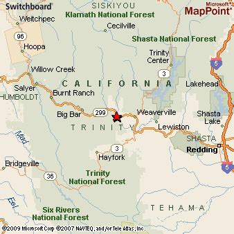 Where is Junction City, California? see area map & more