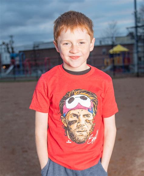 Bryce Harper Headband Red Youth Tee - Shibe Vintage Sports