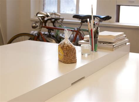 White parsons tables - Long Grain Furniture