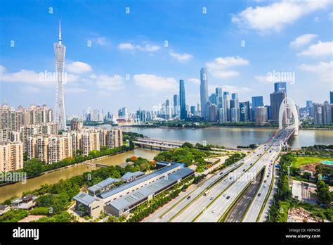 Urban architecture in Guangzhou,Guangdong Province,China Stock Photo ...