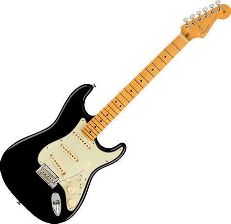 Fender American Professional II Stratocaster (USA, MN) - black Solid body electric guitar black