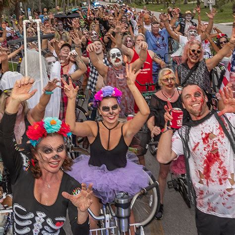 Zombie Bike Ride - Mallory Square