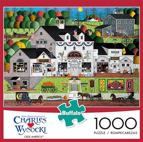 78 best Charles Wysocki Puzzles by Buffalo Games images on Pinterest | 1000 piece jigsaw puzzles ...