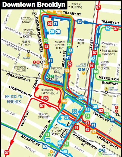 Bus Map Brooklyn | World Map 07