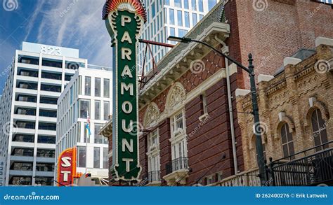 Paramount Theater and State Theater in the Historic District of Austin ...