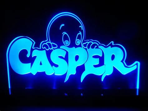 CASPER THE FRIENDLY Ghost LED Lighted Desk Lamp Night Light Kids Rooms Cool Gift $79.00 - PicClick
