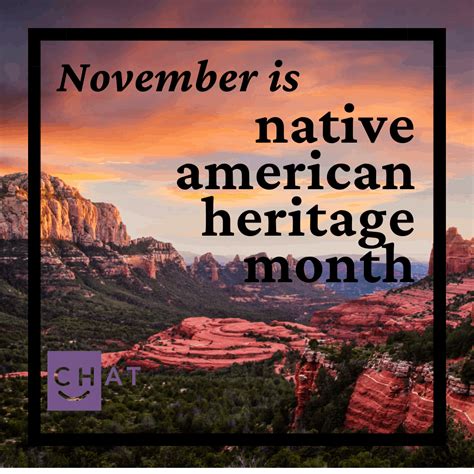 Native American Heritage Month - CHAT