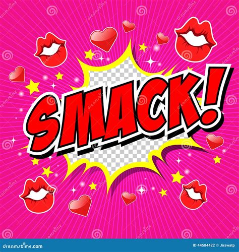 Smack! Comic Speech Bubble, Cartoon. Stock Vector - Image: 44584422