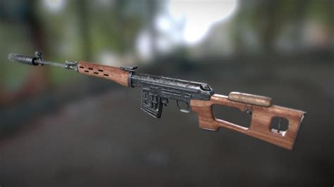 SVD (Dragunov) *Updated* - Download Free 3D model by WillyG99 [d4a9412] - Sketchfab