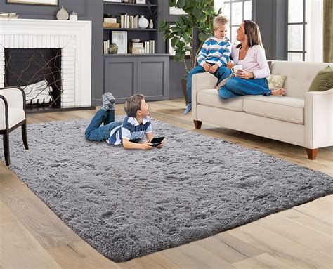 ACTCUT Super Soft Indoor Modern Shag Fur Area Rugs Fluffy Rugs Anti ...