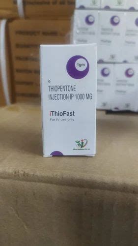 Thiopentone Injection Ip 100mg at Rs 53/vial | Sodium Thiopental in ...