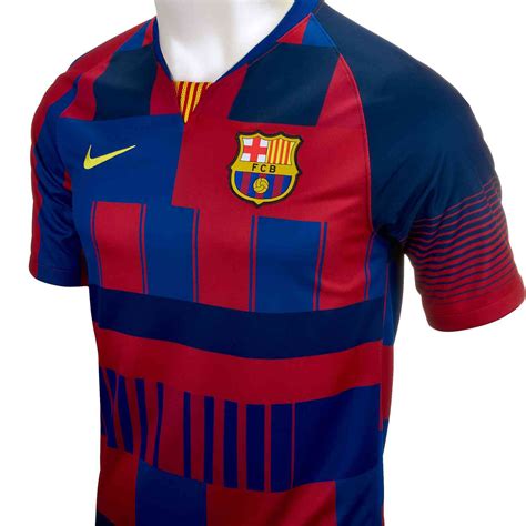 Nike and Barcelona 20th Anniversary Home Jersey - SoccerPro