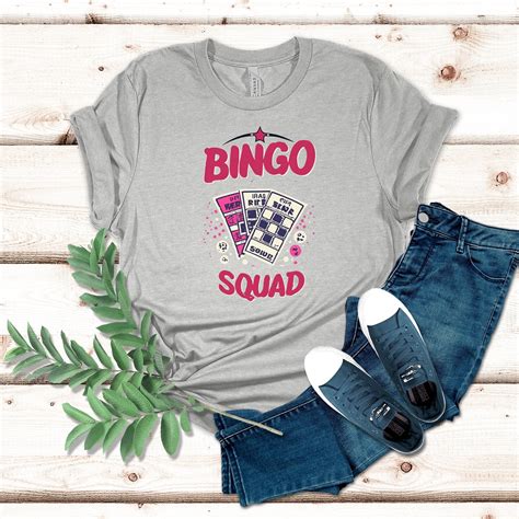 Bingo Squad Shirt Bingo Game T-shirt Bingo Lover Funny - Etsy