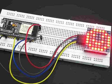 MAX7219 LED Matrix Display Interfacing with ESP32 | ESP32