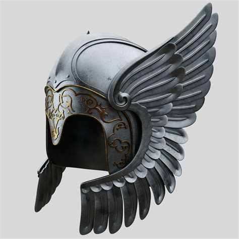 Winged Helmet 3D model | CGTrader