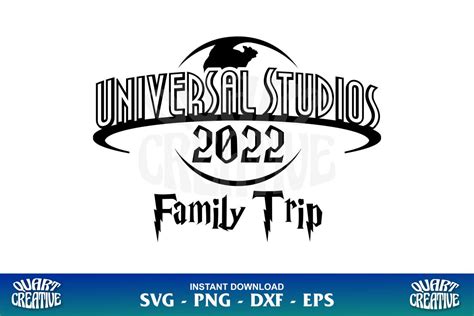 Universal Studios Family Trip 2022 SVG - Gravectory