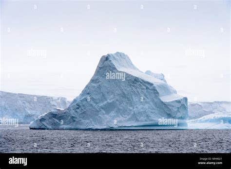 Icebergs on the Atlantic Ocean in Antarctica Stock Photo - Alamy