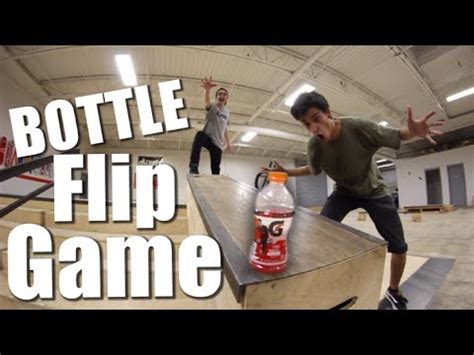 Game of BOTTLE FLIP! | Sam Tabor VS Ryan Bracken - YouTube