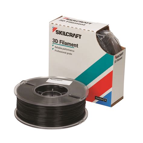 3D Printer Filament, Acrylonitrile Butadiene Styrene, Black, 1kg of 2. ...