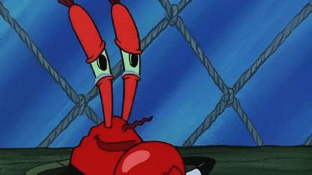 Sad Mr Krabs Teary Eyes GIF | GIFDB.com