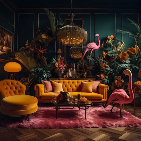 Flockin' Fabulous - Maximalist Living-room Decor in 2023 | Yellow ...