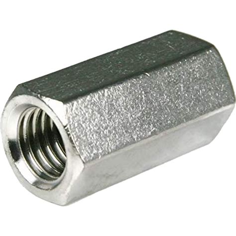 3/8"-16 x 1-1/8" Overall Length Stainless Steel Coupling Nut 18-8 | K.L ...