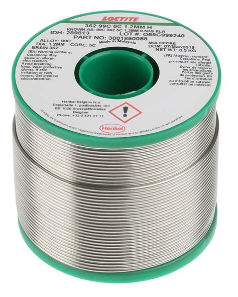 Multicore Wire, 1.2mm Lead Free Solder, 227°C Melting Point - RS Components Indonesia