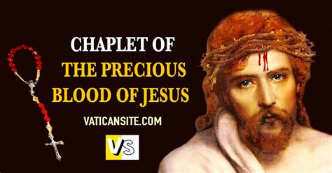 CHAPLET OF THE PRECIOUS BLOOD OF JESUS