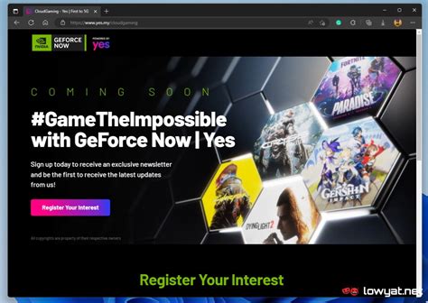 NVIDIA GeForce Now Cloud Gaming Service Officially Coming To Malaysia Via Yes 5G - Lowyat.NET