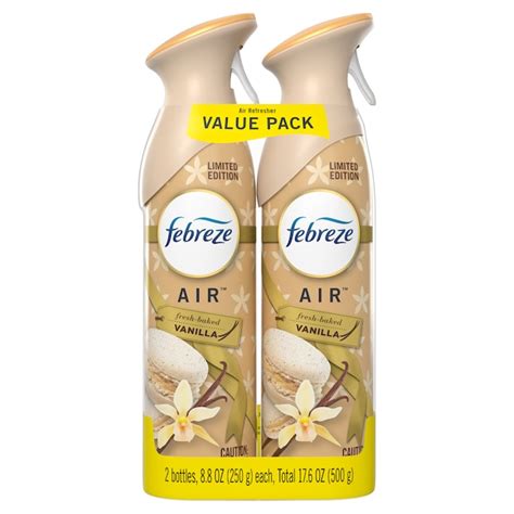 Febreze 8.8-fl oz Fresh Baked Vanilla Dispenser Air Freshener (2-Pack) in the Air Fresheners ...