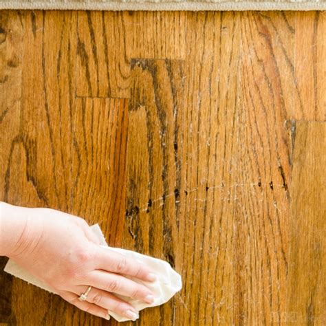 How to Repair Wood Floor Scratches {Quick Fix Friday} - Polished Habitat