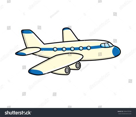 Jet Airplane Stock Vector (Royalty Free) 384478768 | Shutterstock