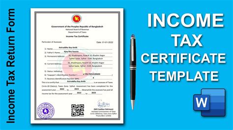 How To Make Tax Certificate Online - Templates Sample Printables