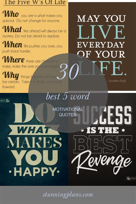 30 Best 5 Word Motivational Quotes - Home, Family, Style and Art Ideas