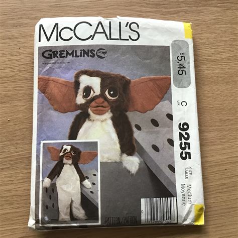 Gremlins Gizmo Costume Pattern Children Size Medium Mccalls 9255 Boys ...