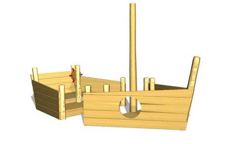 Wooden Pirate Ship Playset | Morti Sport & Play Equipment